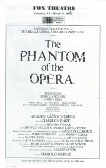 Inside of the playbill.