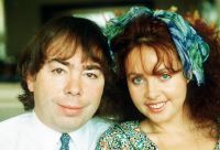 Sarah with former husband Andrew Lloyd Webber.